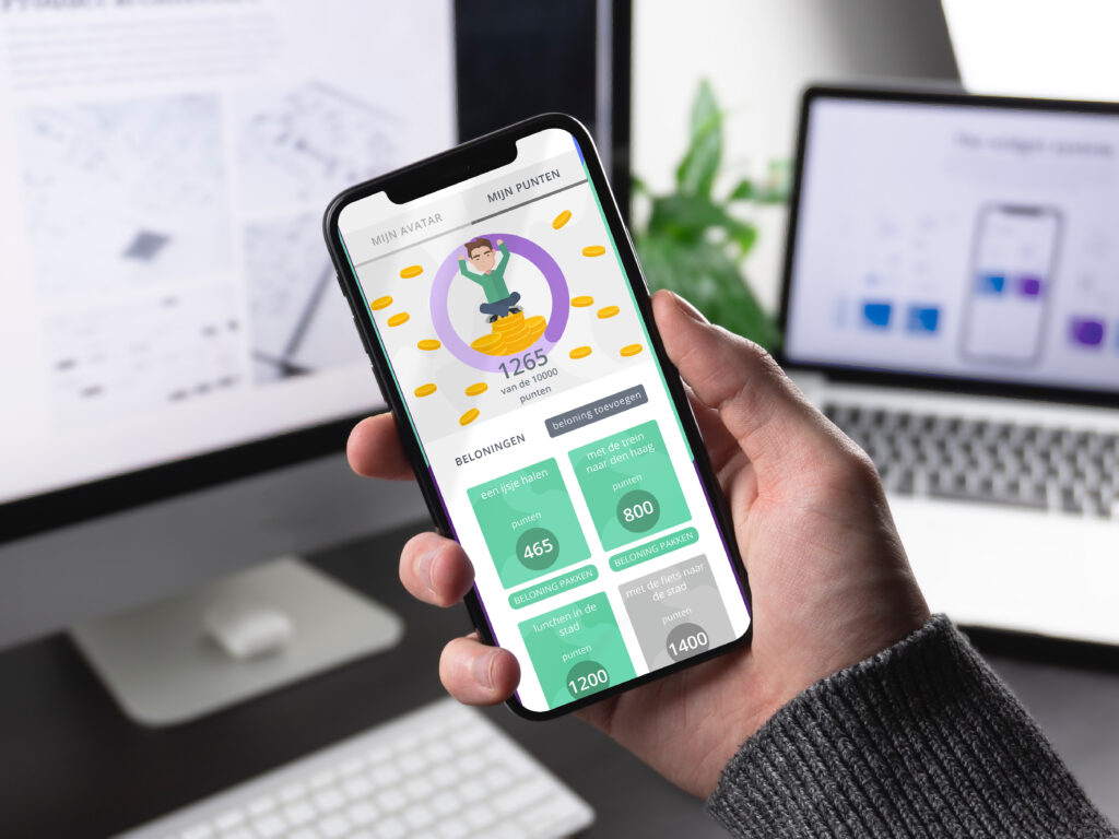 In Hand Mobile Mockup